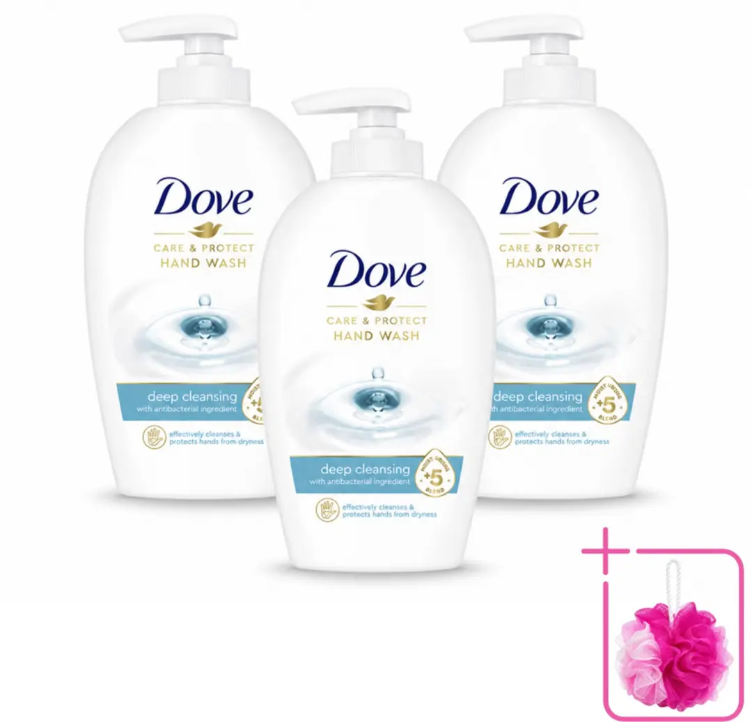 3 x Dove Handzeep