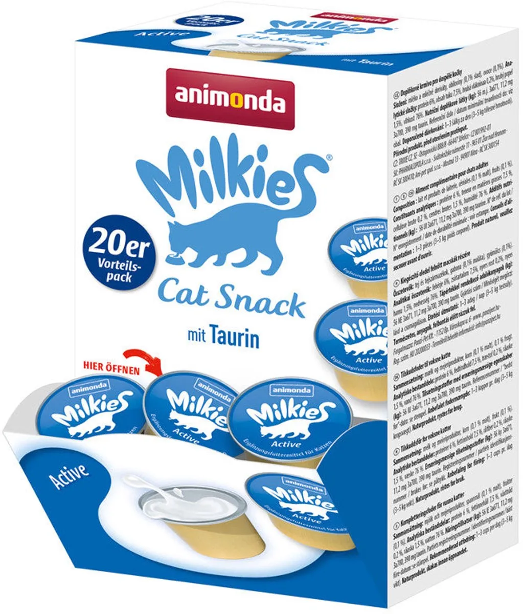 Animonda Milkies Active Kattenmelk 20x15ml