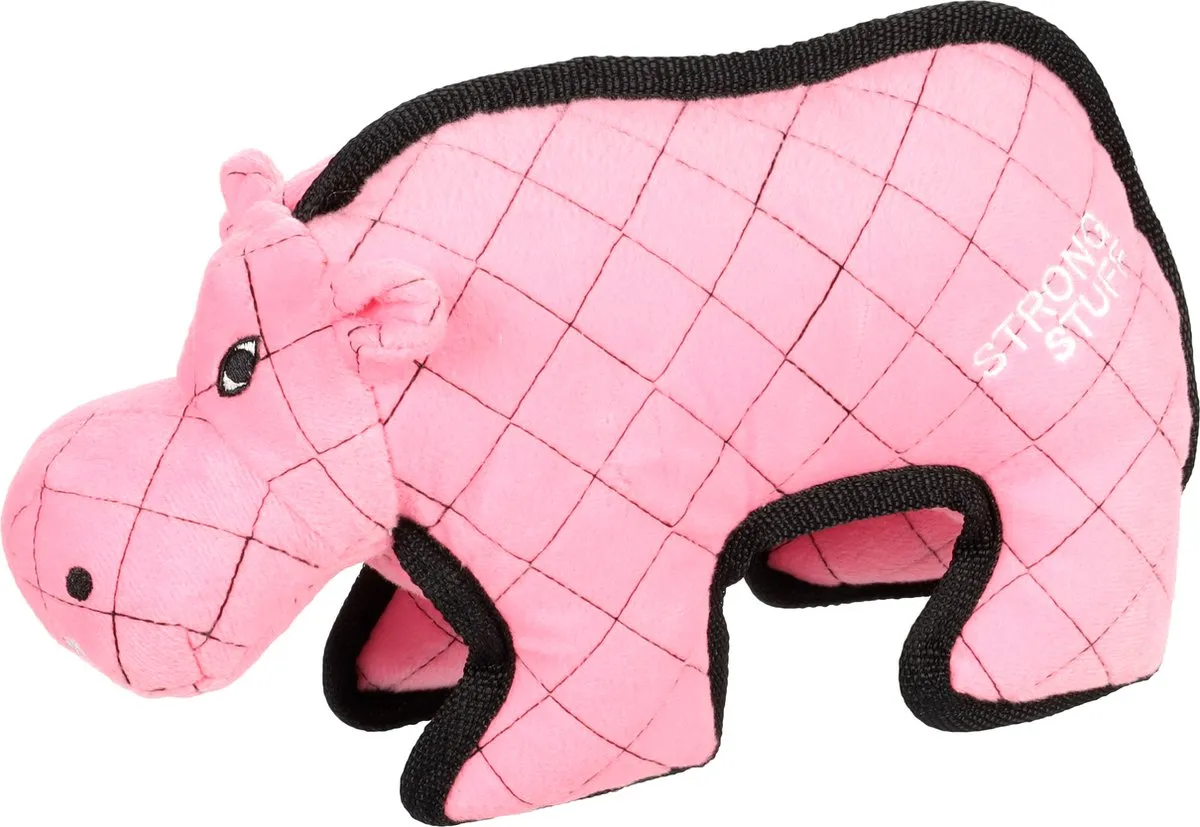 Flamingo Strong Stuff Hippo Hondenspeelgoed 28cm