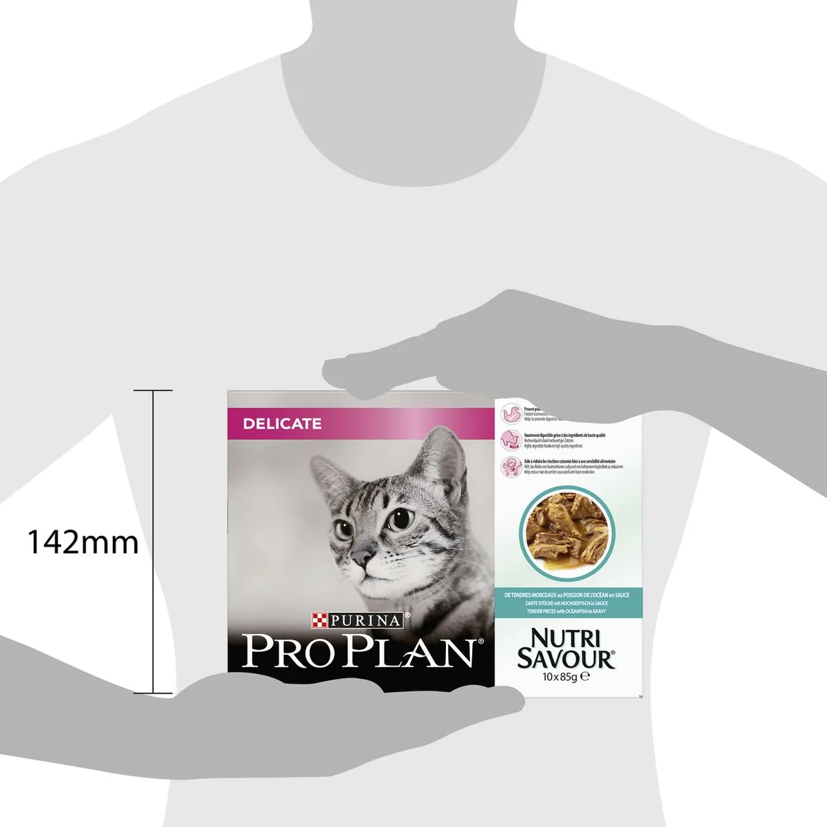 Pro Plan Cat NutriSavour Delicate - 10x85g - afbeelding 6 van 6