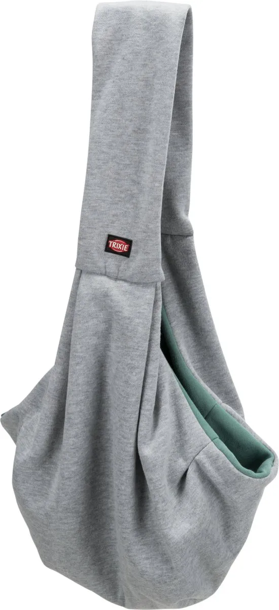 Trixie Junior Hondentas Buikdrager Lichtgrijs/Mintgroen