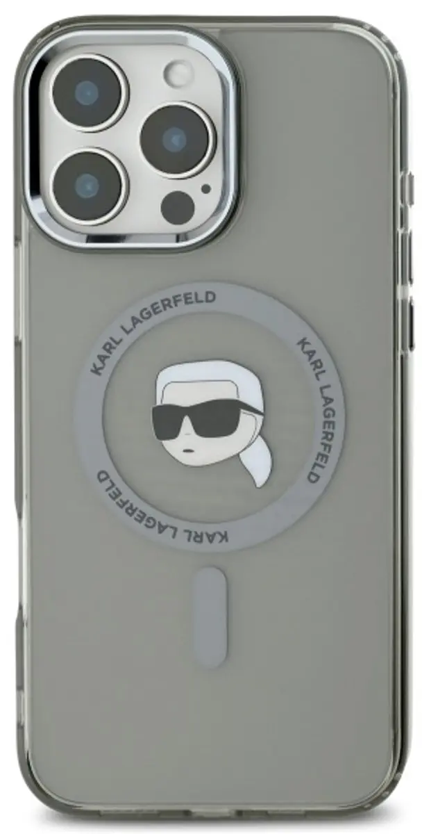 Karl Lagerfeld MagSafe Hoesje iPhone 16 Pro Max - Zwart - afbeelding 3 van 6