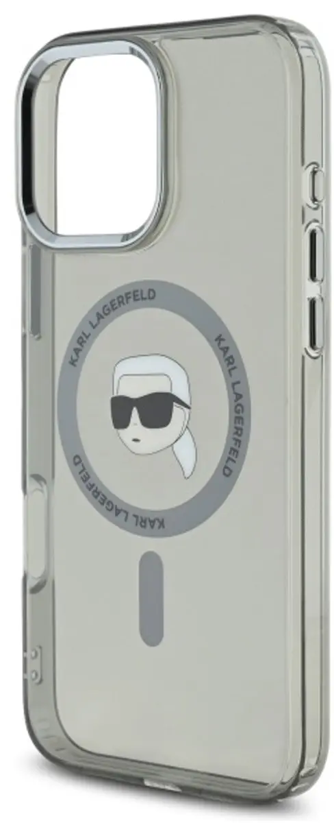 Karl Lagerfeld MagSafe Hoesje iPhone 16 Pro Max - Zwart - afbeelding 5 van 6