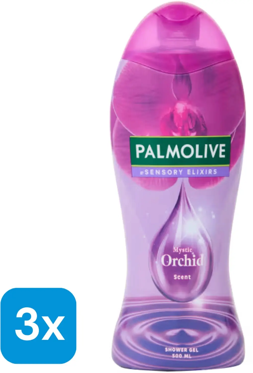 3x 500ml Palmolive douchegel Mystic Orchid