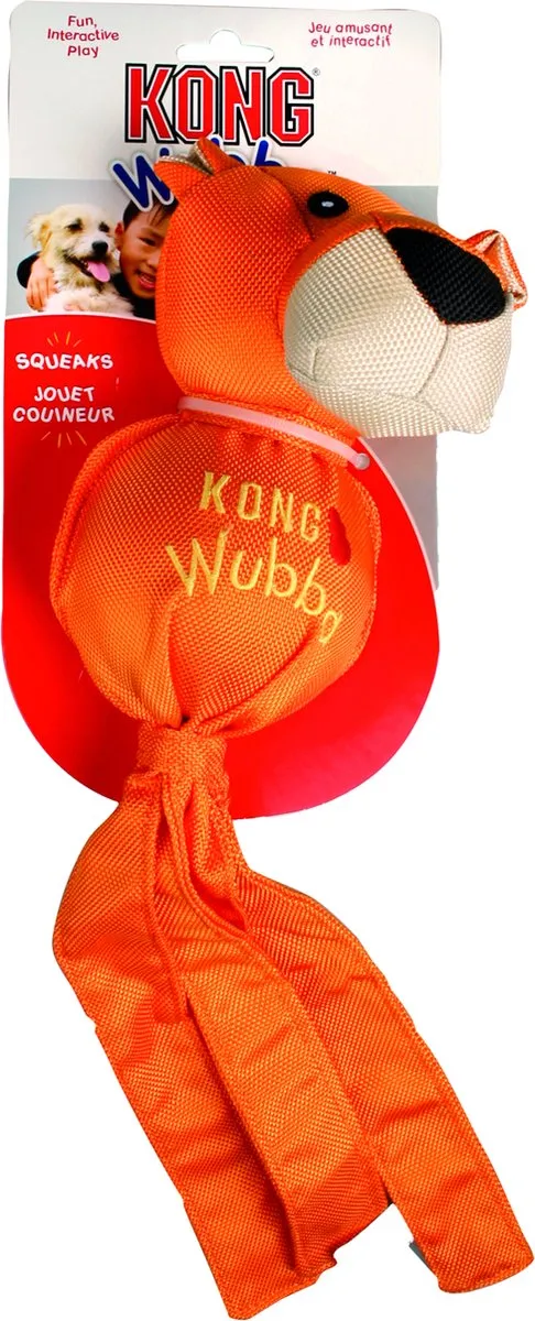 KONG Wubba Ballistic Friend Piepend Speelgoed - Multi