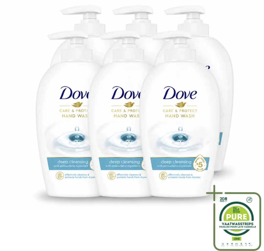 6 x Dove Handzeep