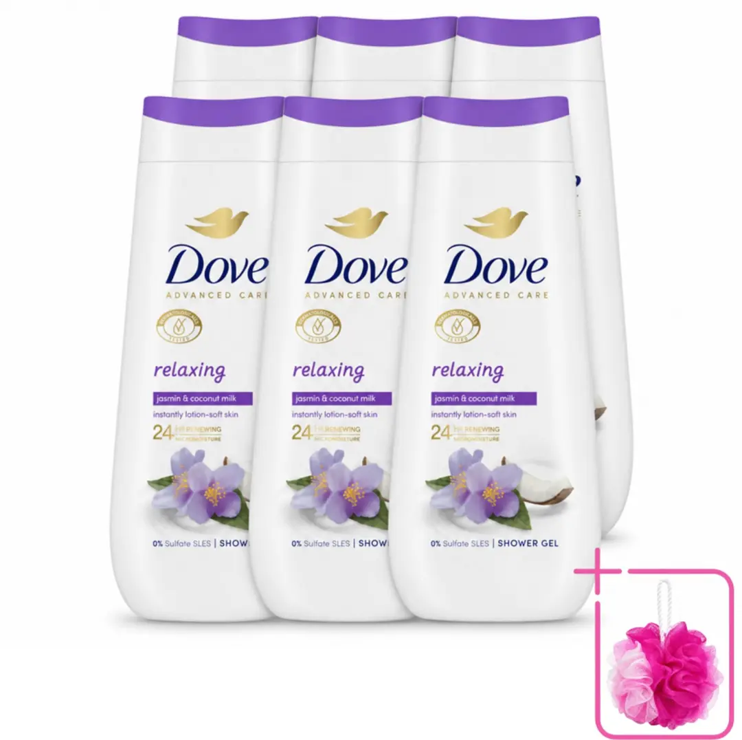 6 x Dove Douchecrème