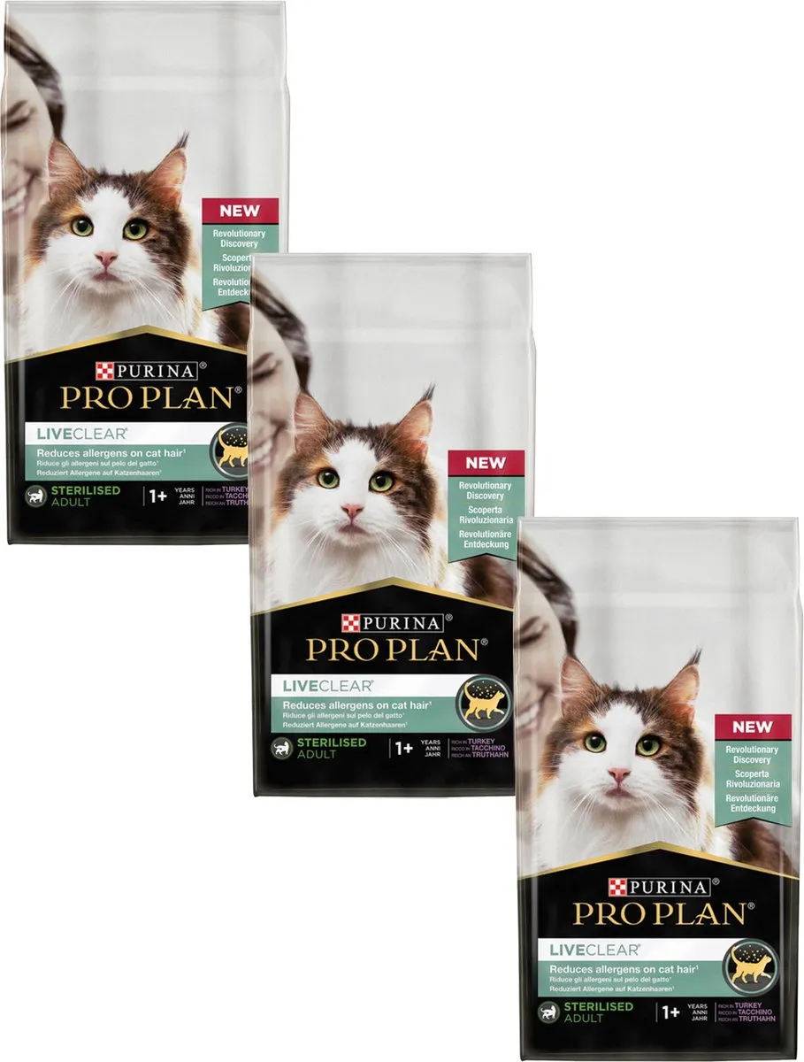 Pro Plan Cat Liveclear Kalkoen