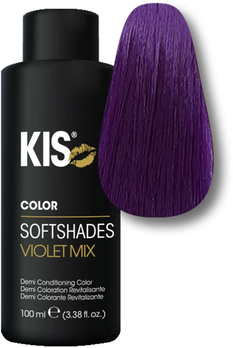 KIS SoftShades Violet Mix Haarkleuring 100ml - afbeelding 2 van 3