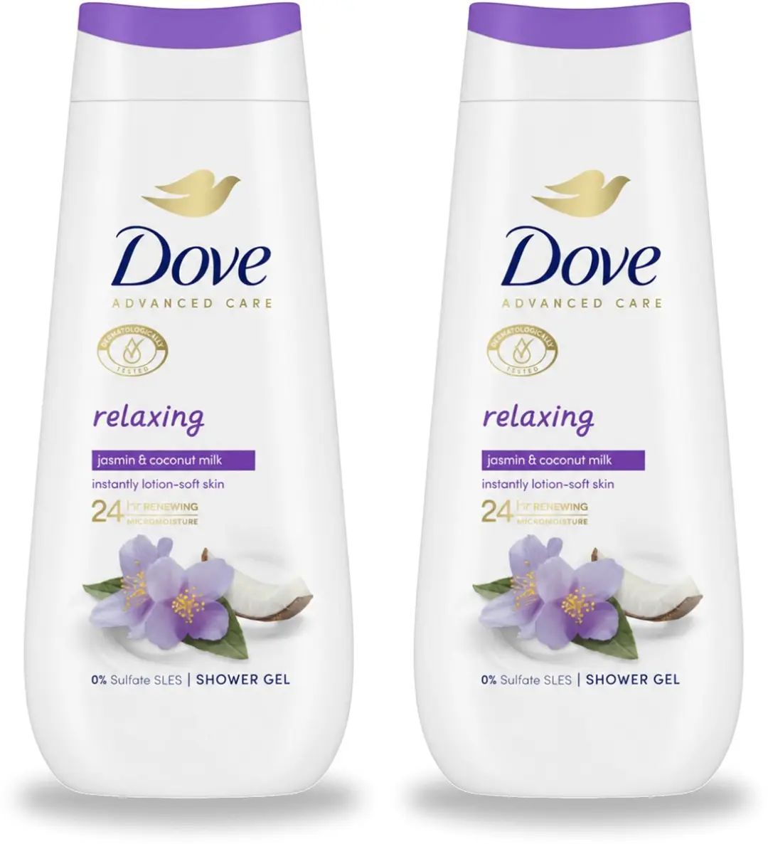 2 x Dove Douchecrème