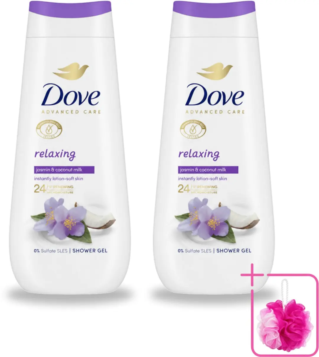 2 x Dove Douchecrème
