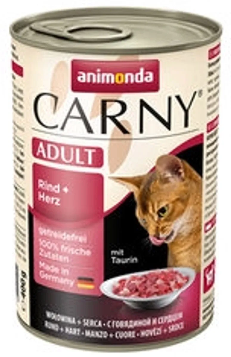Animonda Carny Kalfsvlees Kattenvoer 400g - 6 Stuks