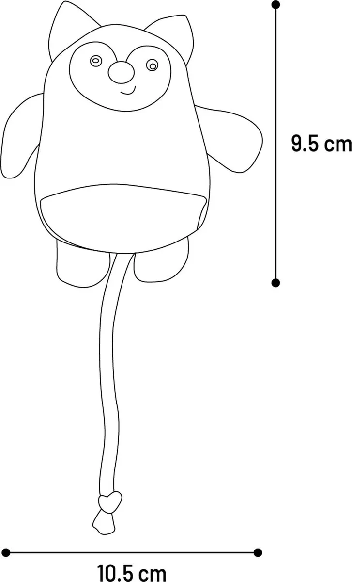 Flamingo Blaro Koala Speelgoed Kat - Rood 138963