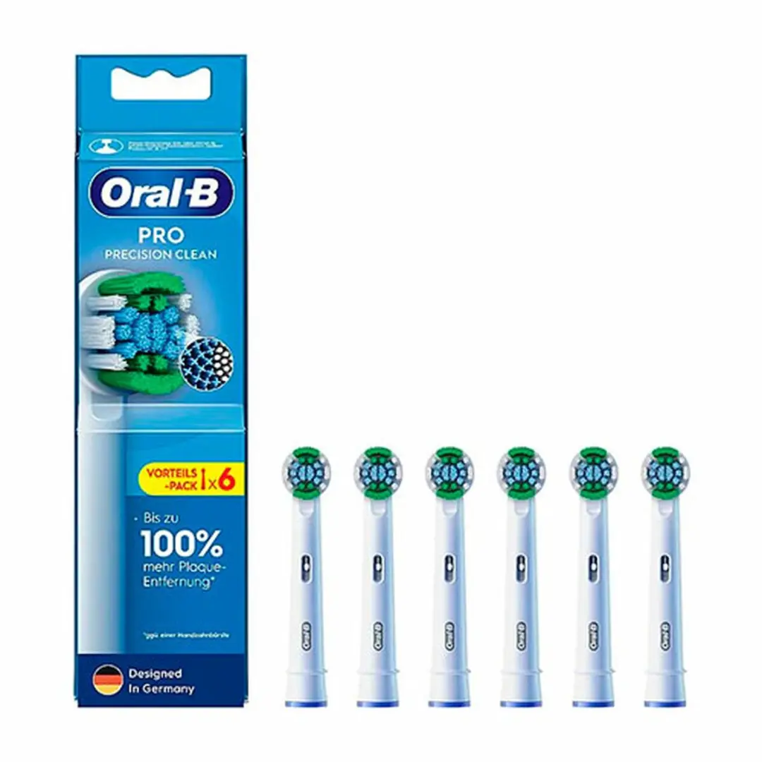 Oral-B Precision Clean Opzetborstels - 6 stuks - Zwart - afbeelding 3 van 6
