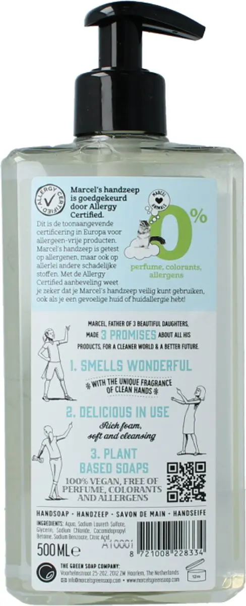 Marcel's Green Soap Handzeep 0% - 500 ml - afbeelding 5 van 6