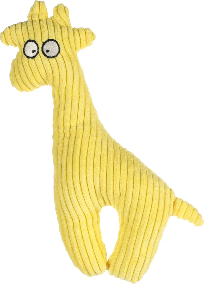 Flamingo Pebbles Corduroy Giraf Honden-speelgoed 27cm