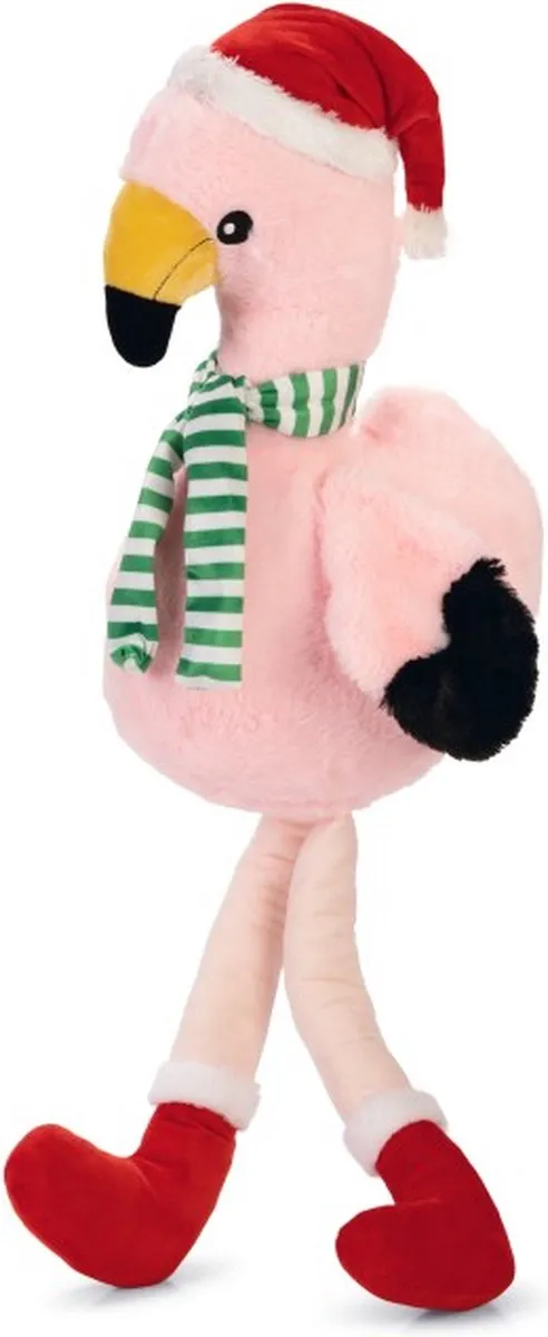 Beeztees Kerstknuffel Flamingo