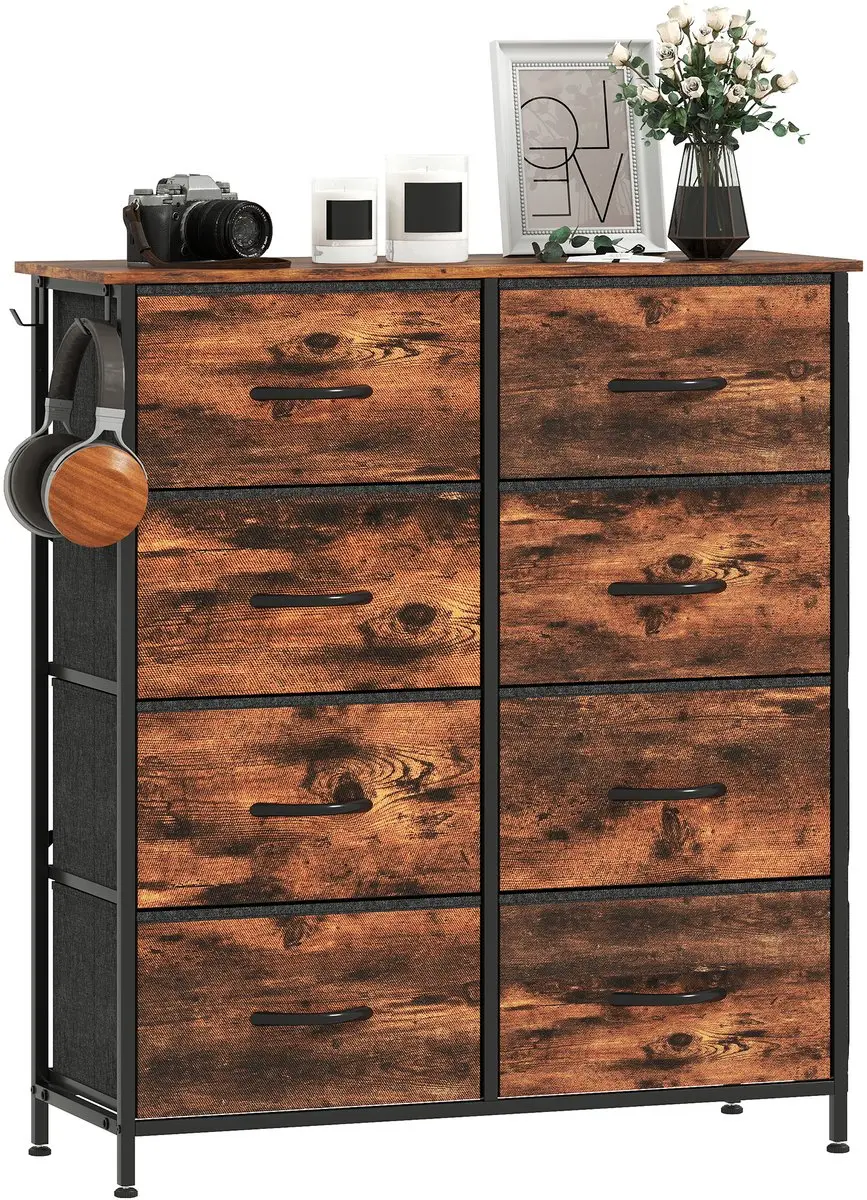 HOMCOM Stoffen Commode