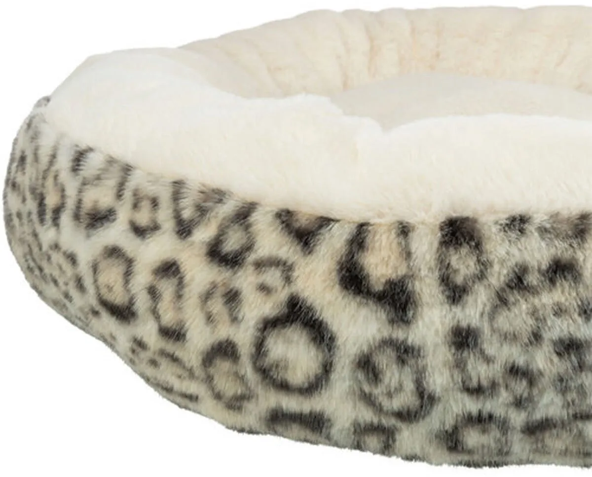 Trixie Hondenmand Leo Soft - Crème/Panterprint 50cm - afbeelding 6 van 6