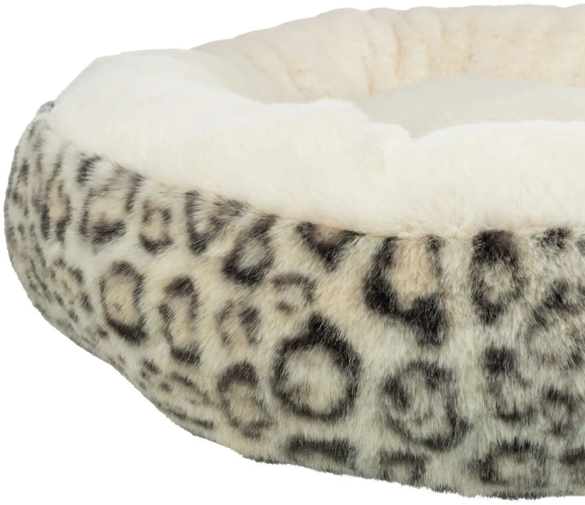 Trixie Hondenmand Leo Soft - Crème/Panterprint 50cm - afbeelding 4 van 6