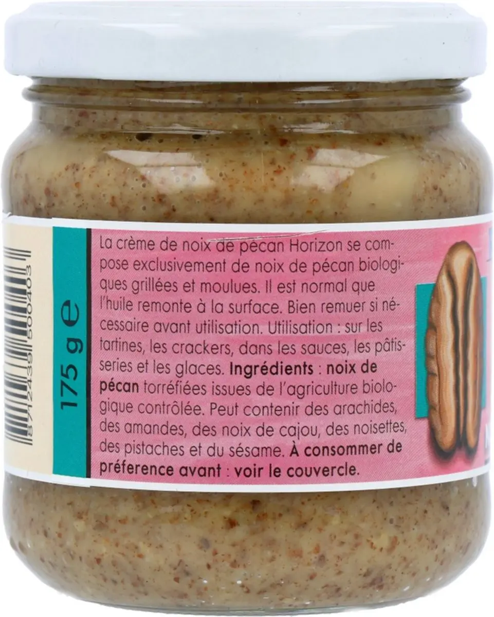 Horizon Pecanpasta Biologisch 175g - afbeelding 5 van 6