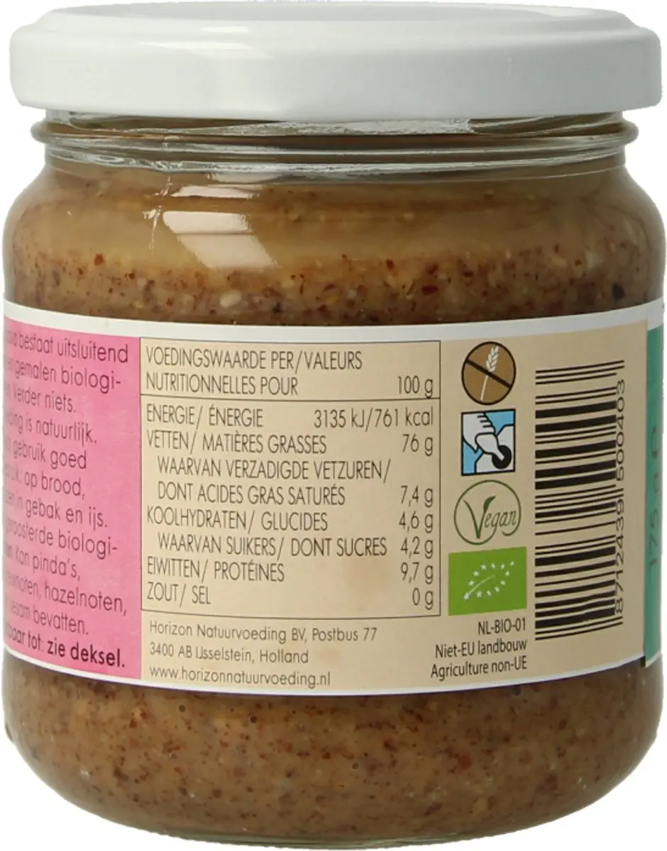 Horizon Pecanpasta Biologisch 175g - afbeelding 3 van 6