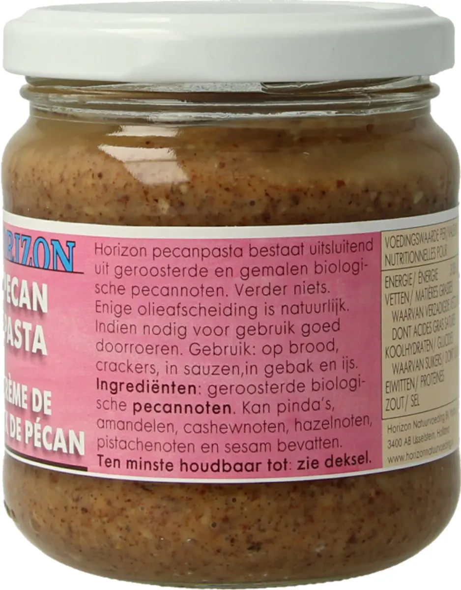 Horizon Pecanpasta Biologisch 175g - afbeelding 2 van 6