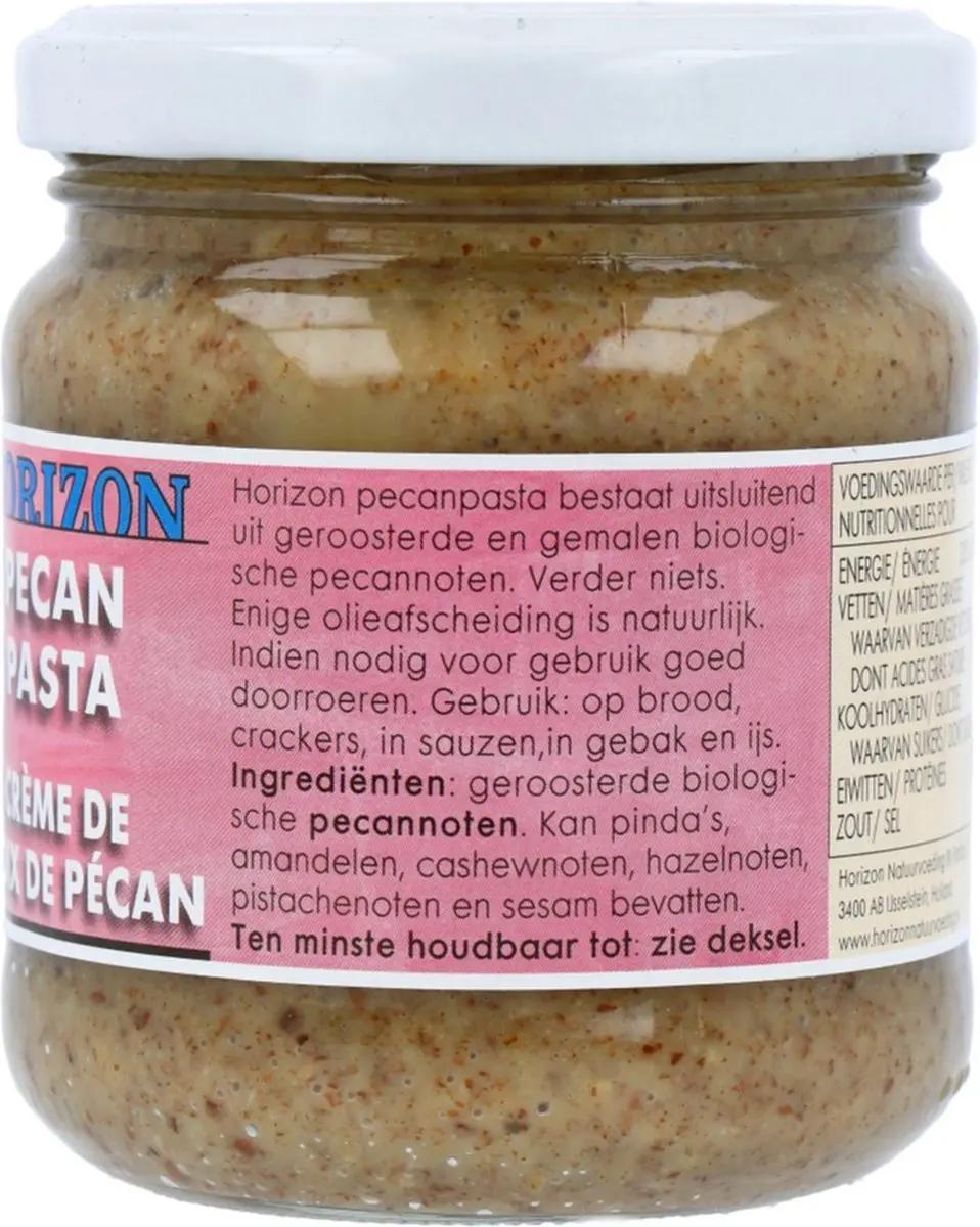 Horizon Pecanpasta Biologisch 175g - afbeelding 6 van 6