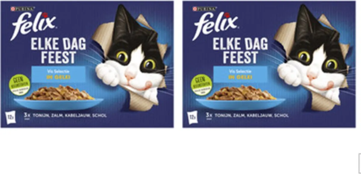 Felix Elke Dag Feest Vis Selectie in Gelei