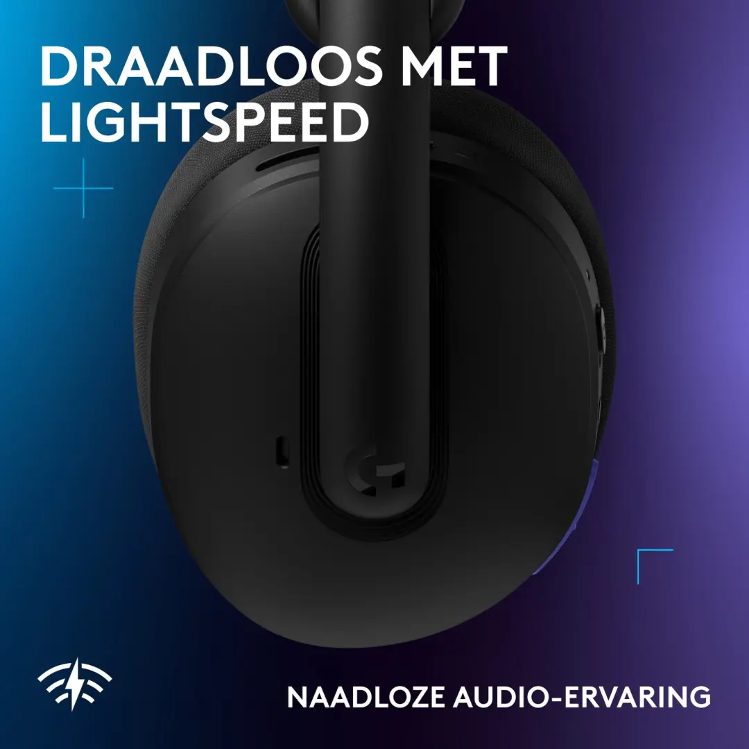 Logitech G325 Lightspeed 981-001524 Gaming Headset - Zwart - afbeelding 6 van 6