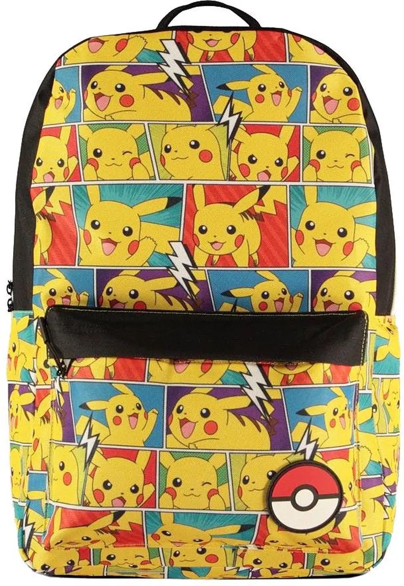 Pokémon Pikachu Rugzak - Allover Print - 8.4 l - afbeelding 4 van 6