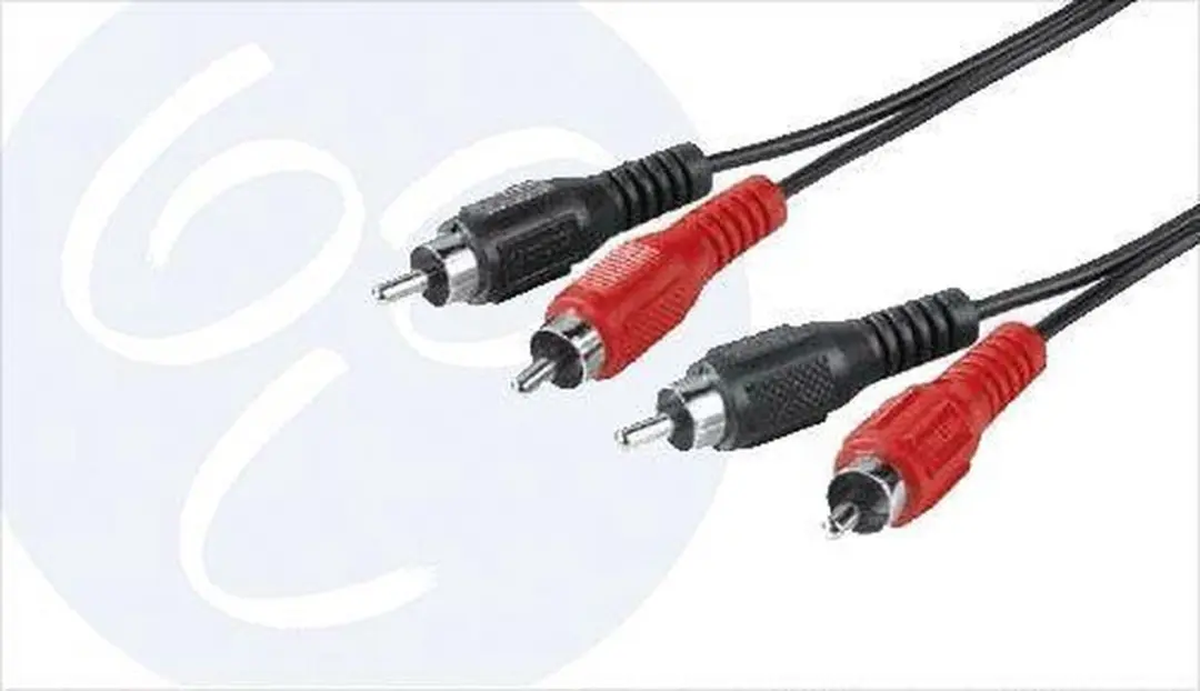 Hama Stereo Cinch Aansluitkabel 1.5m - Zwart - afbeelding 2 van 2