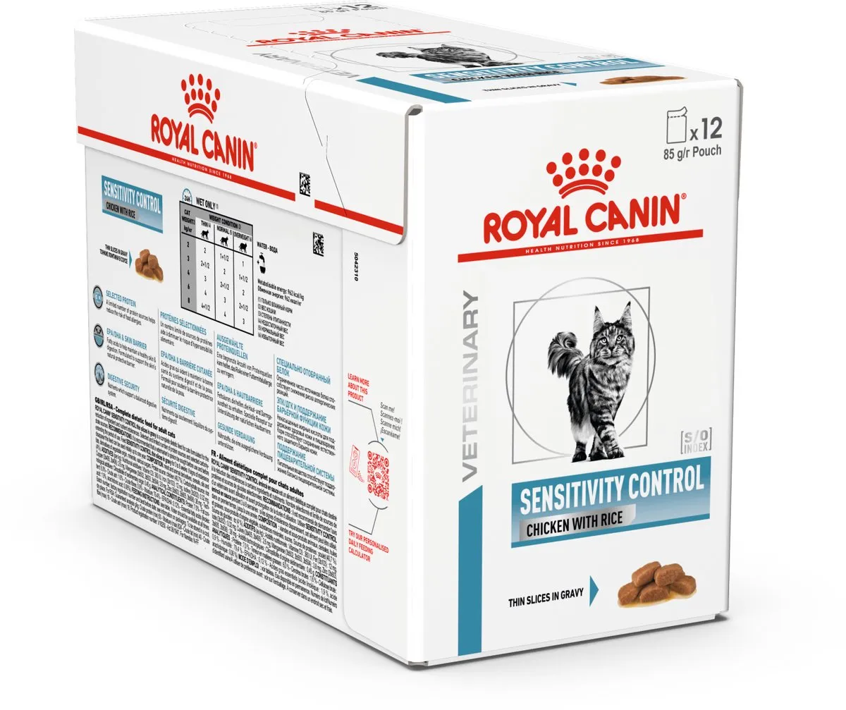 Royal Canin Veterinary Diet Sensitivity Control Kattenvoer - 12x85g