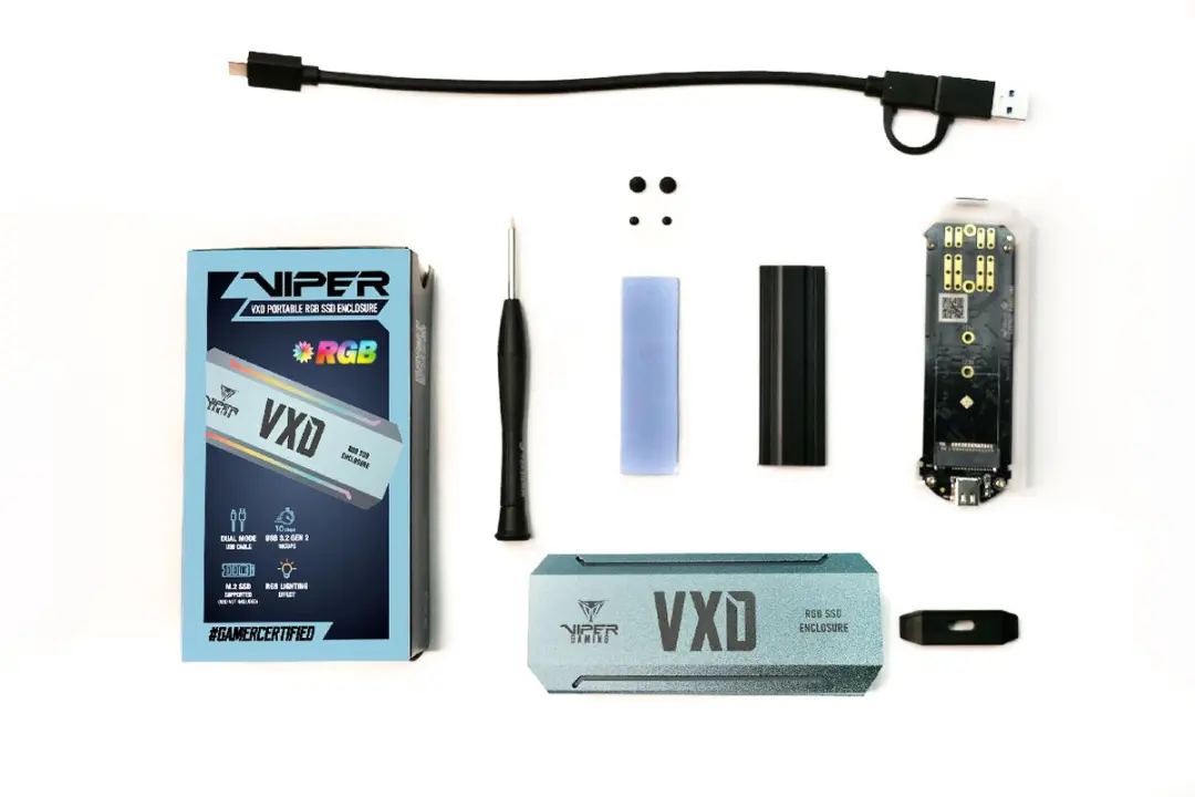 Patriot VXD PV860UPRGM M.2 SSD Behuizing - Zilver - afbeelding 3 van 6