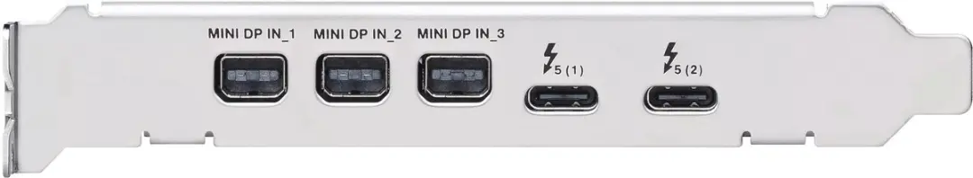 ASUS ThunderboltEX 5 90MC0E50-M0AAY0 Interfacekaart - Zwart - afbeelding 2 van 6