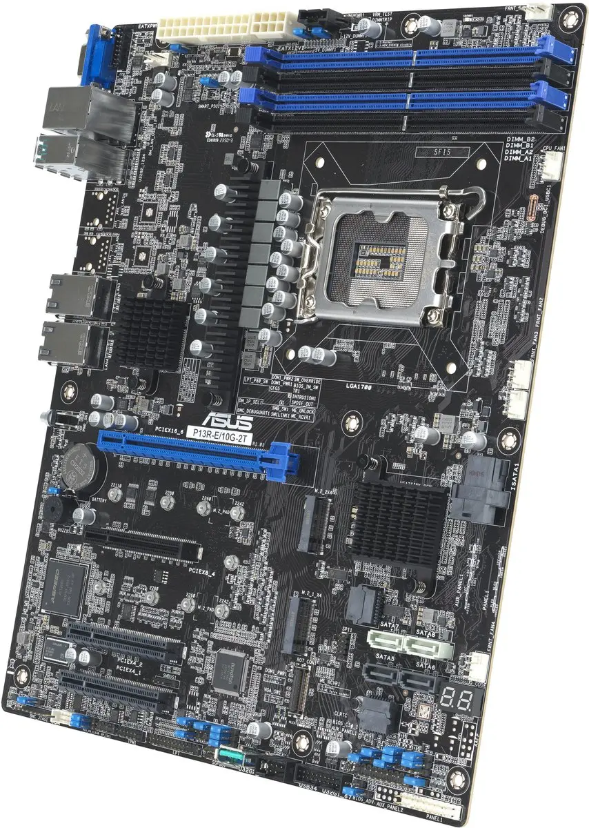 ASUS P13R-E/10G-2T 90SB0CY0-M0UAY1 Moederbord - Zwart - afbeelding 4 van 4