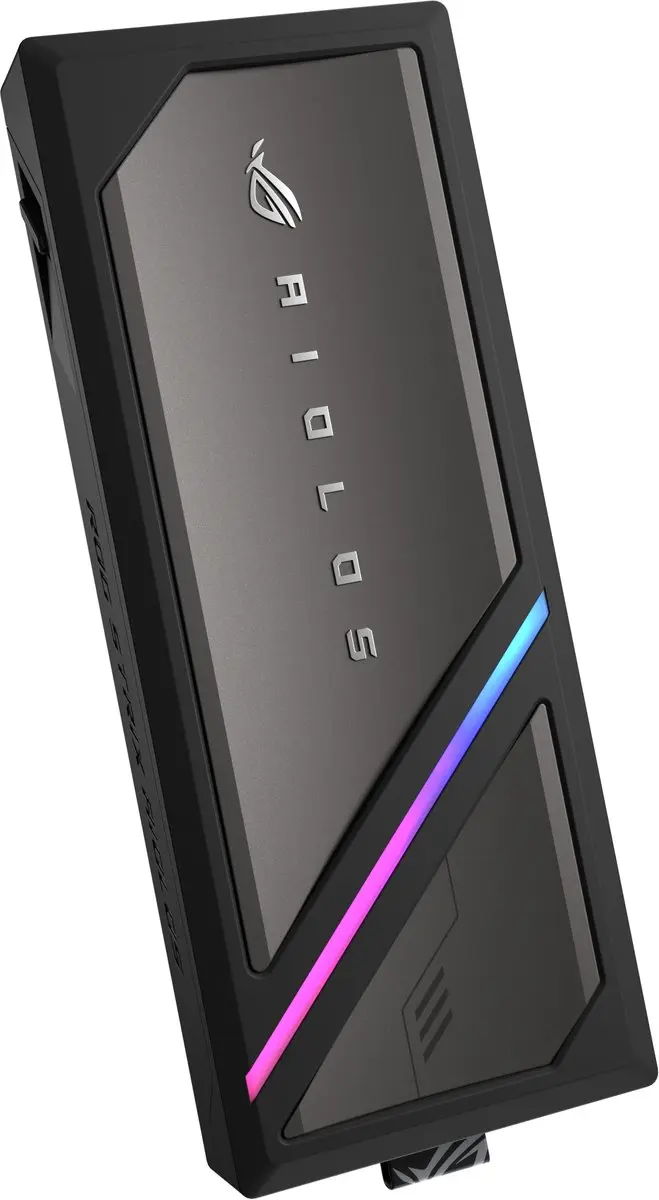 ASUS ROG Strix Aiolos M.2 SSD-behuizing 90DD02U0-MA9000 - Zwart - afbeelding 3 van 6