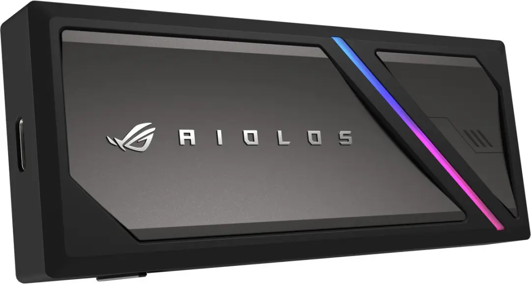 ASUS ROG Strix Aiolos M.2 SSD-behuizing 90DD02U0-MA9000 - Zwart - afbeelding 4 van 6