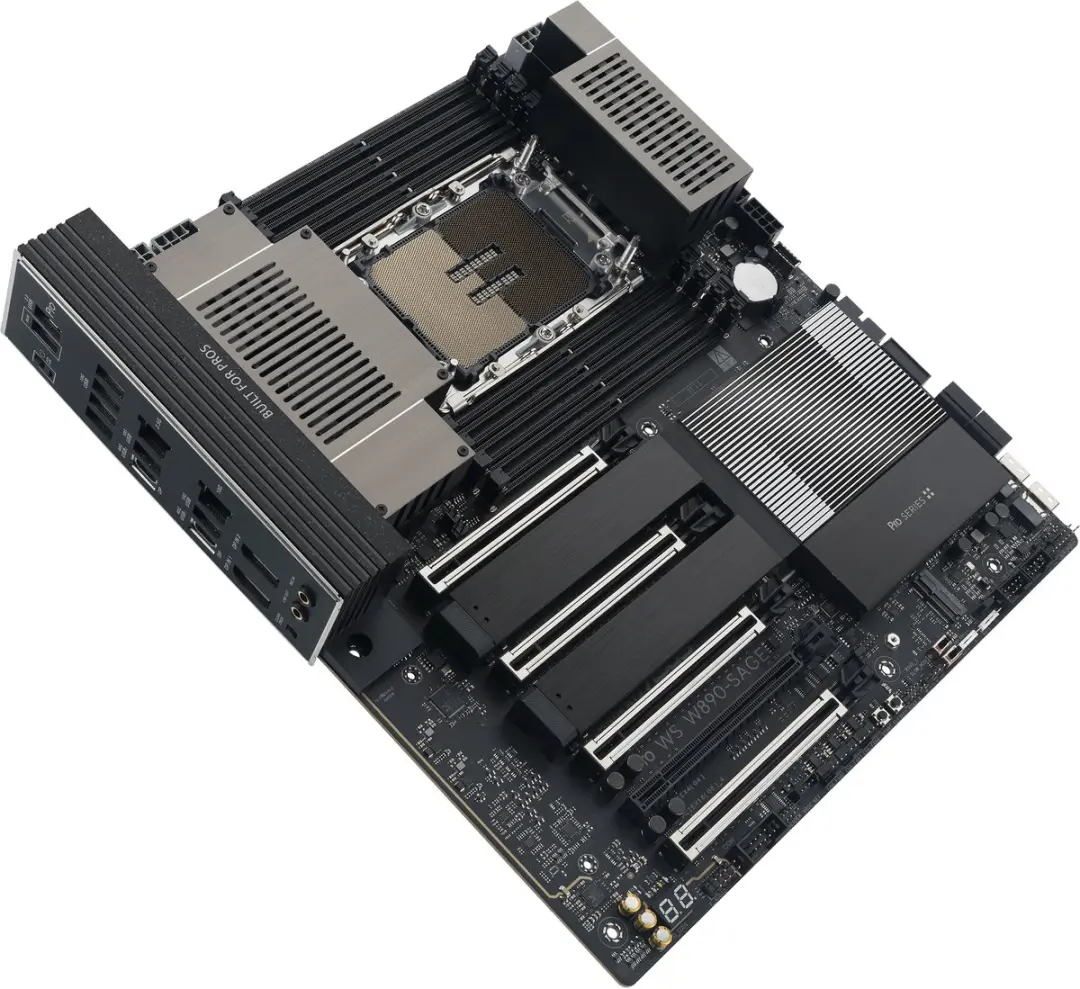 ASUS PRO WS W890-SAGE 90MB1MW0-M0EAY0 - Zwart - afbeelding 2 van 6