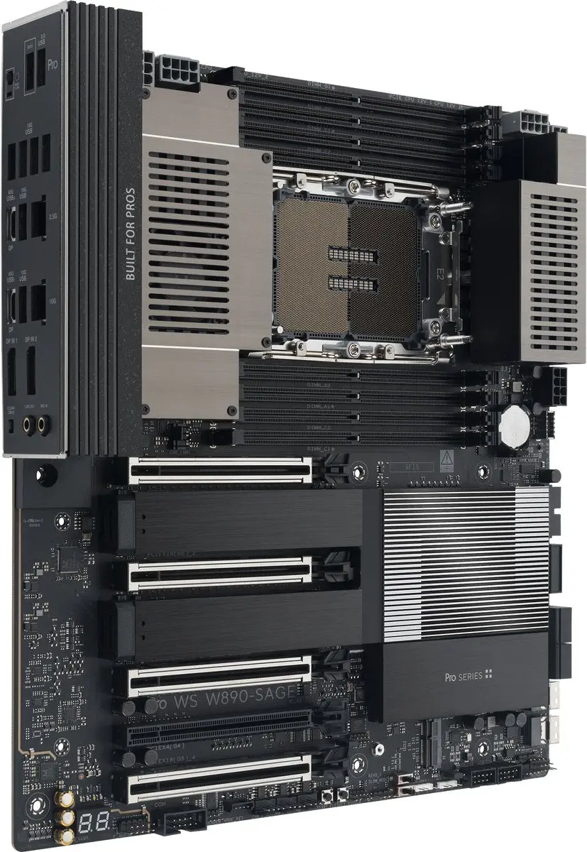 ASUS PRO WS W890-SAGE 90MB1MW0-M0EAY0 - Zwart - afbeelding 4 van 6