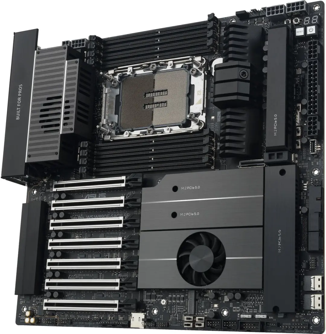 ASUS Pro WS W890E-SAGE SE 90MB1LH0-M0EAY0 - Zwart - afbeelding 5 van 6