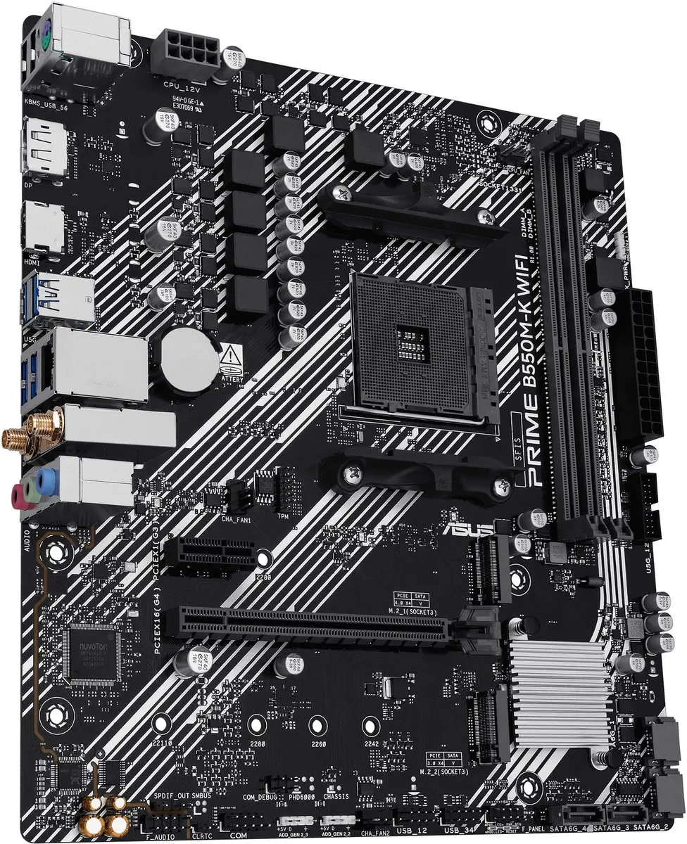 ASUS PRIME B550M-K WIFI moederbord - afbeelding 6 van 6