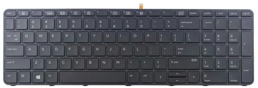 Notebook keyboard for HP Probook 450 470 G3 G4 650 G2 G3 with frame backlit Asse