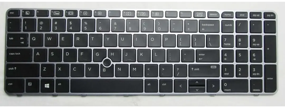 Notebook keyboard for HP EliteBook 850 G3 G4 ZBook 15u G3 with pointer silver fr
