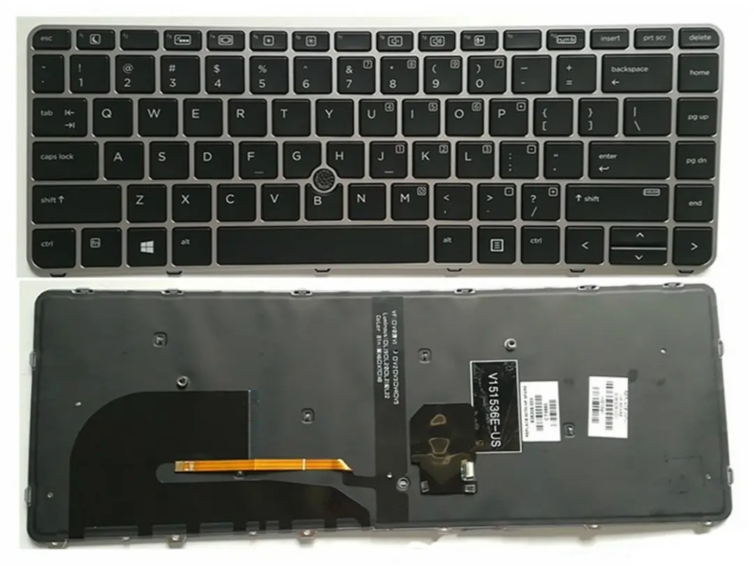 Notebook keyboard for HP EliteBook 745 G3 G4 840 G3 G4 with pointstick backlit f