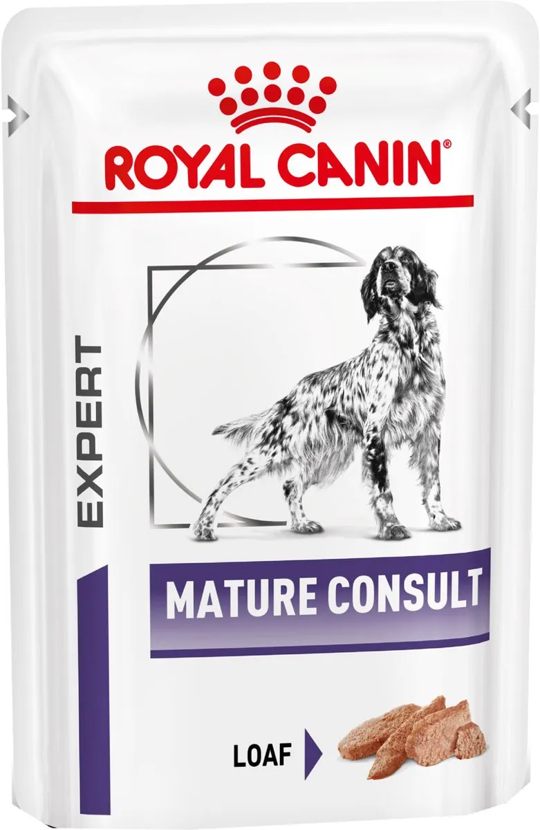 Royal Canin Veterinary Diet Mature Consult Loaf Hondenvoer - 12x85g