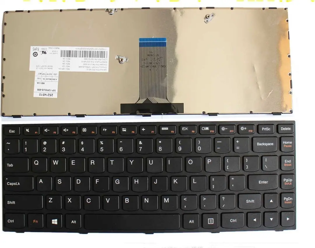 Notebook keyboard for Lenovo IdeaPad B40-30 B40-45 with black frame