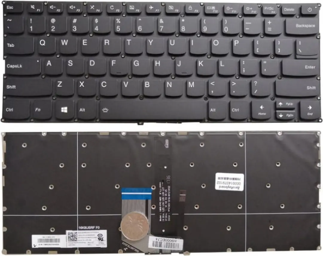 Notebook keyboard for Lenovo Ideapad 720S-13 with backlit