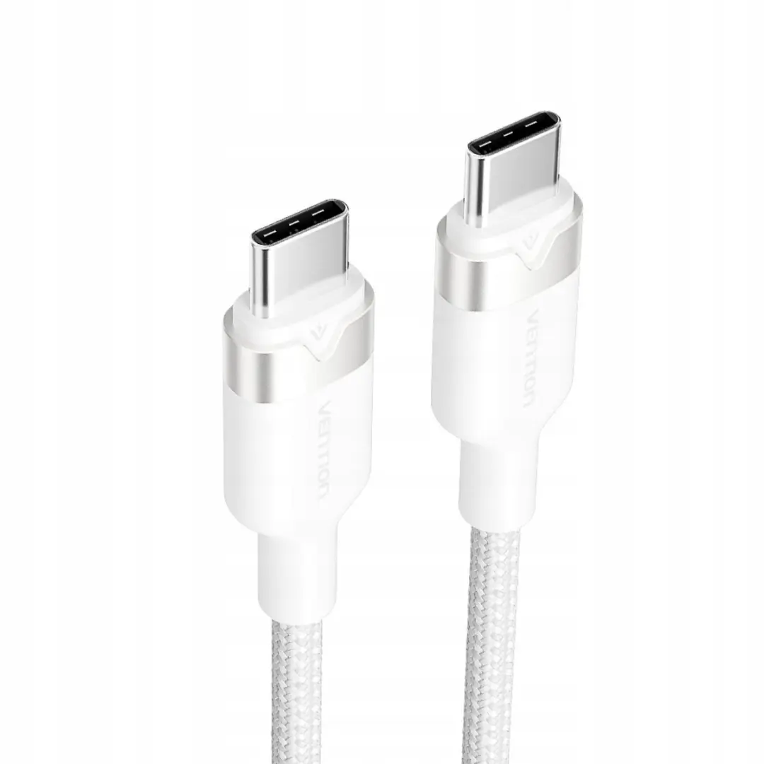 Vention USB-C naar USB-C kabel TRDWF 60W 1m - Wit - afbeelding 6 van 6