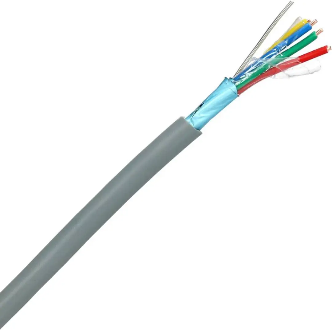 Dynamic signaalkabel afgeschermd Y(st)Y 1x4x0.8mm² Dca-s2,d0,a3 grijs per haspe
